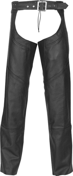 Highway 21 Maverick Chaps Black Xl #6049 489-1090~5