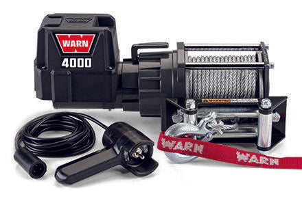 Warn Universal 4000 Dc Series 12 Volt Electric Winch 94000