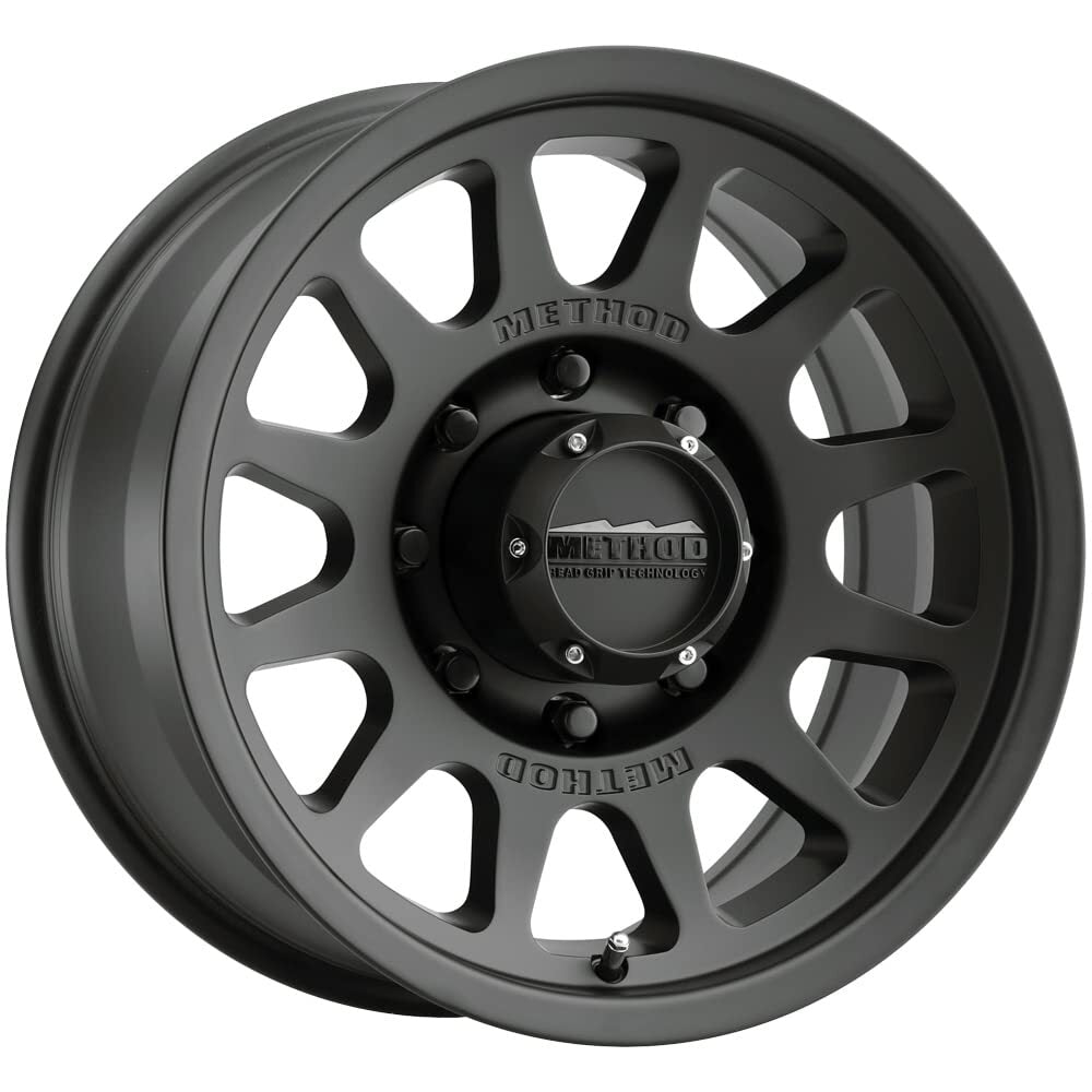 Method MR703 17x9 / -12mm Offset / 130.81mm Bore / 8x6.5 BP / 4.8in BS Matte Black Wheel MR70379080512N