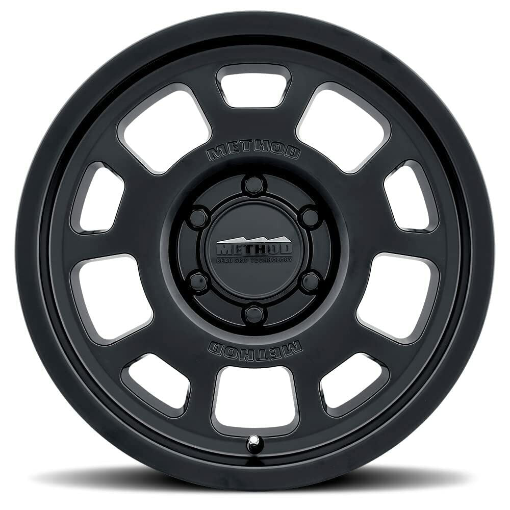 Method MR705 17x8.5 0mm Offset 6x5.5 106.25mm CB Matte Black Wheel MR70578560500