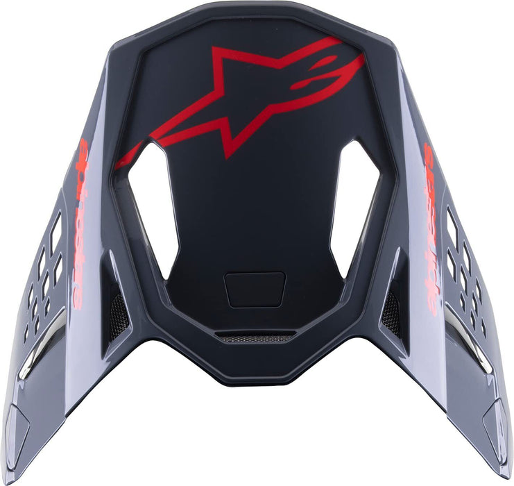 Alpinestars S-M8 Radium2 Helmet Replacement Visor (Black Neon Red Glossy)