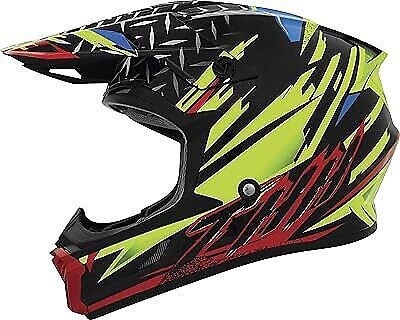 Thh Helmets T710X Adult Off-Road Motorcycle Helmet Assault Yellow/Red/Small