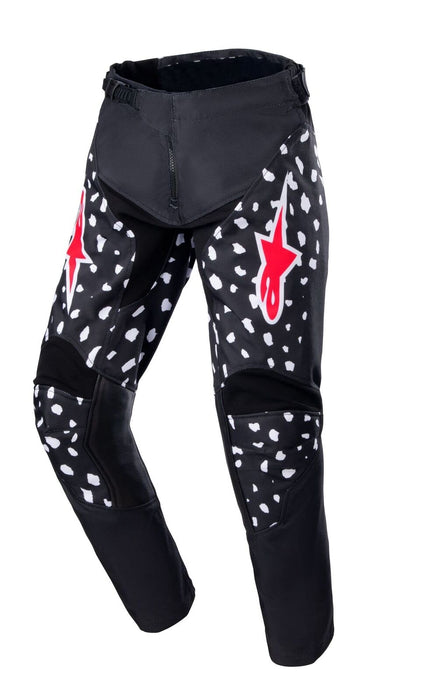 Alpinestars 2023 Youth Racer North Pants (Black Neon Red, Youth 22)