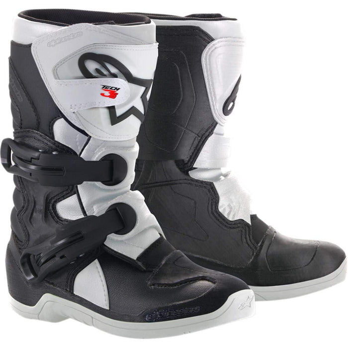 Alpinestars Tech 3S Kids Boots Black/White Size 11 2014518-12-11