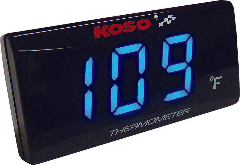 Koso North America Super Slim Water Temperature Gauge Ba024B11 2212-0312 BA024B11