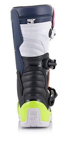 Alpinestars 2020 Tech 3S Kids Boots Black/Dark Blue/Fluo Pink 10 2014518-1176-10