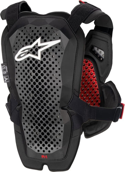 Alpinestars A-1 V2 Chest Protector (X-Large Xx-Large, Anthracite/Black/Red)
