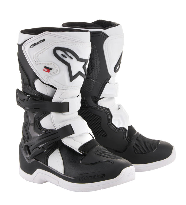 Alpinestars 2018 Tech 3S Boots Y10 Black/White 2014518-12-10