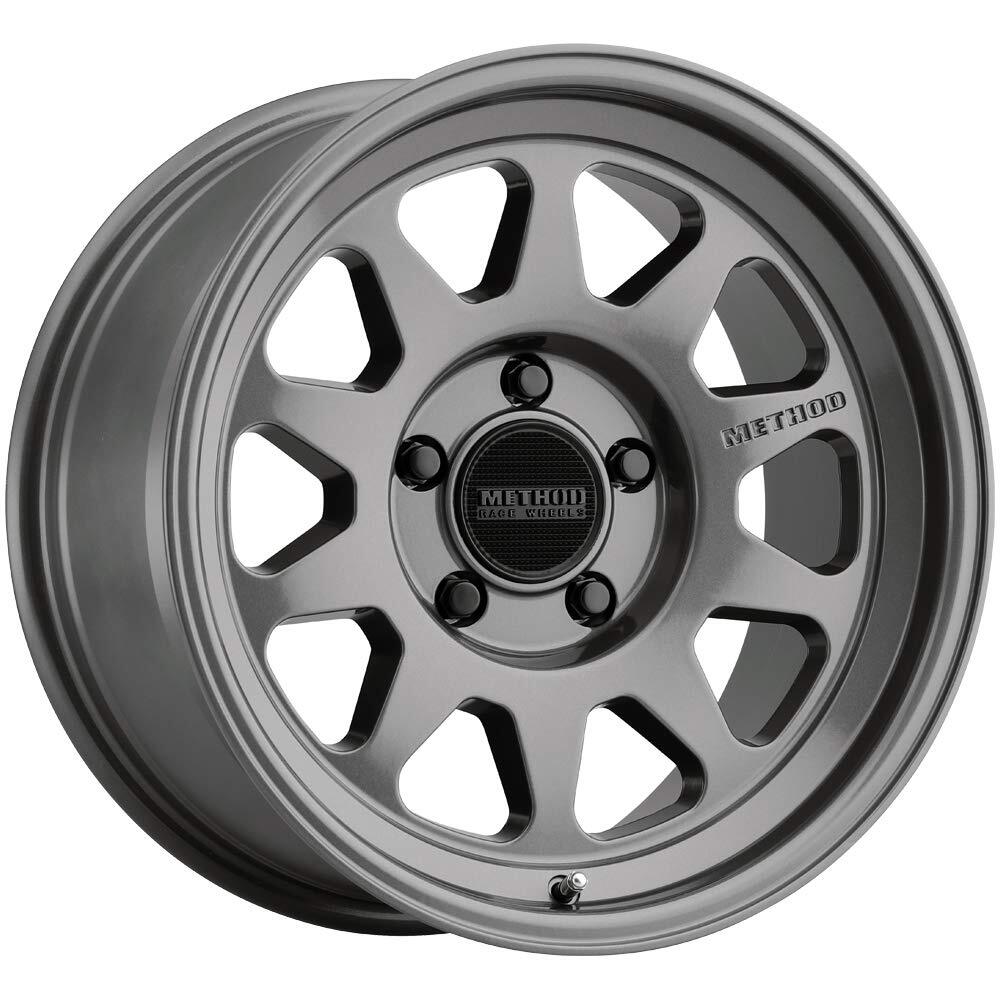 Method MR316 20x10 / 5x5 BP / -18mm Offset / 71.5mm CB Gloss Titanium Wheel MR31621050818N