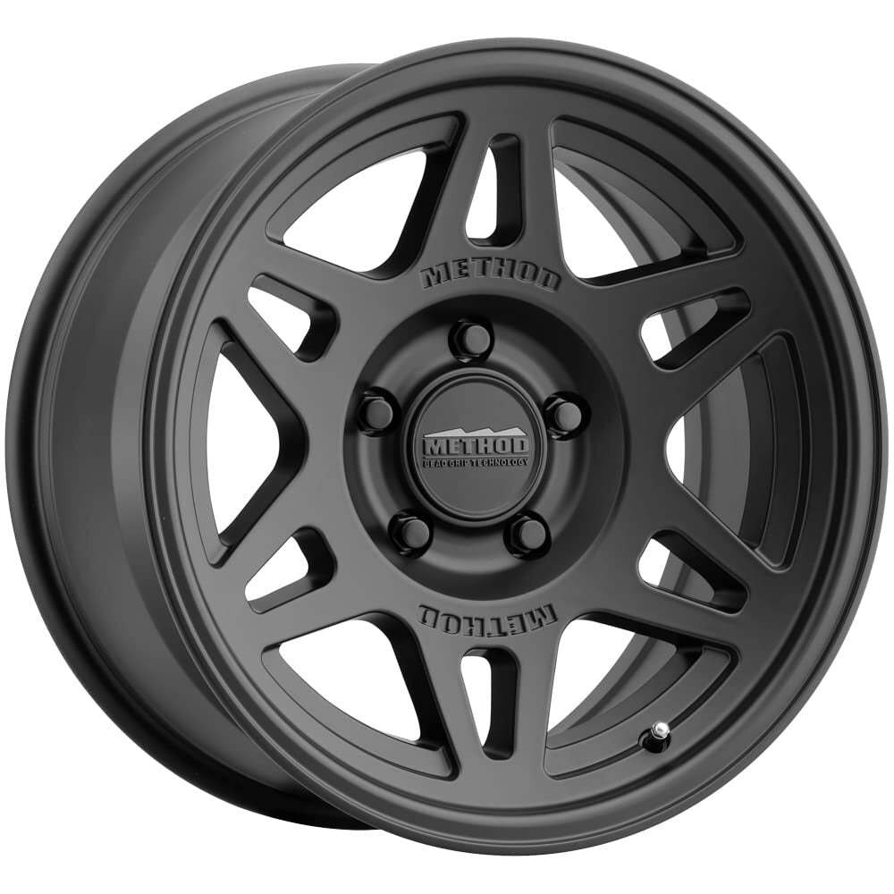 Method MR706 Bead Grip 17x8.5 0mm Offset 5x5 5mm Matte Black Wheel MR70678550500