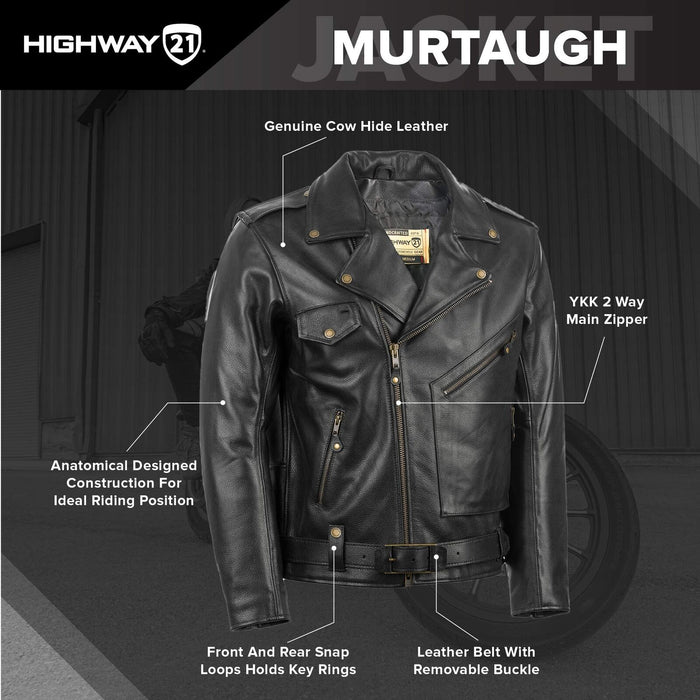 Highway 21 Murtaugh Jacket Black Xl 489-1025X