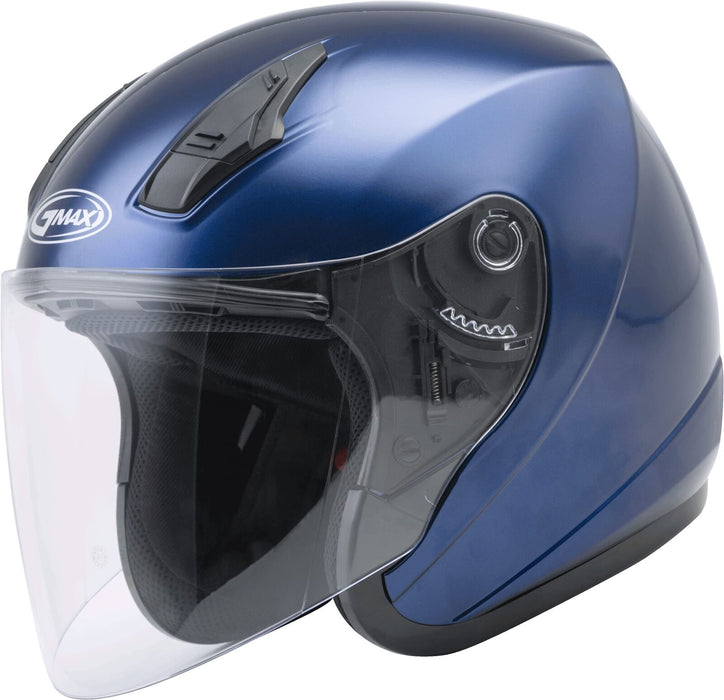 Gmax Of-17 Open-Face Street Helmet (Blue, Medium) G317495N