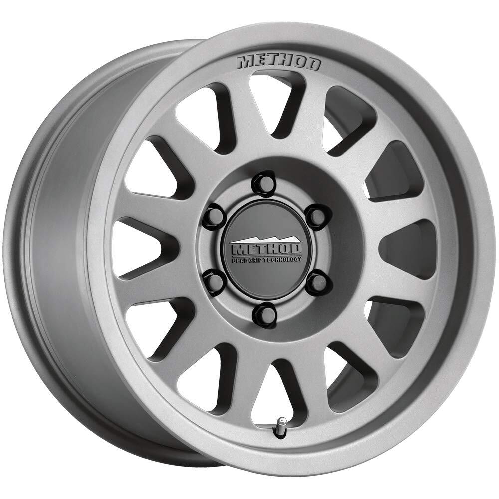 Method MR704 HD 17x9 18mm Offset 8x170 130.81mm CB Titanium Wheel MR70479087818H