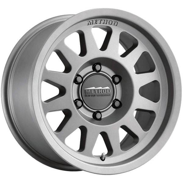 Method MR704 HD 17x9 18mm Offset 8x170 130.81mm CB Titanium Wheel MR70479087818H