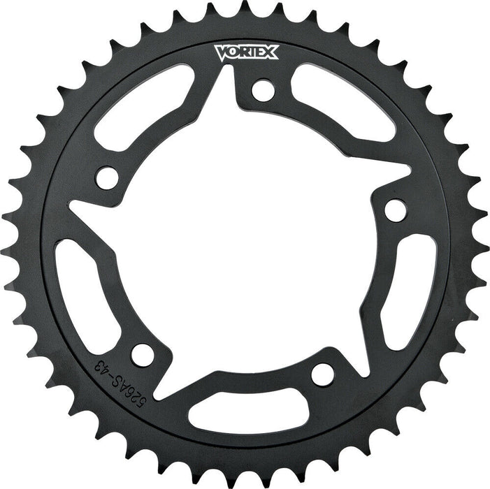 Vortex Steel Rear Sprocket Black 530 42-Tooth 251S-42