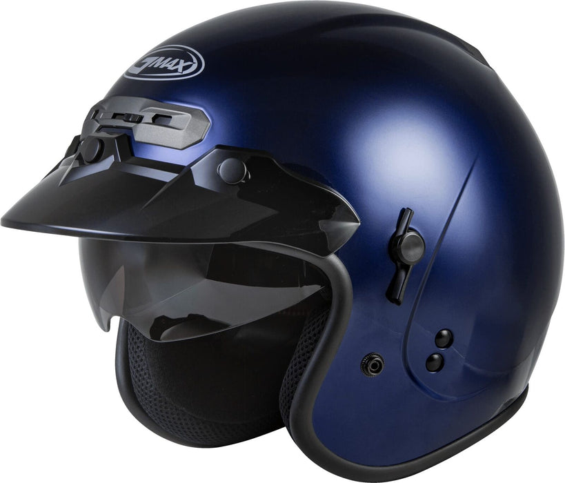 GMAX GM-32 Open-Face Street Helmet (Blue, Small)
