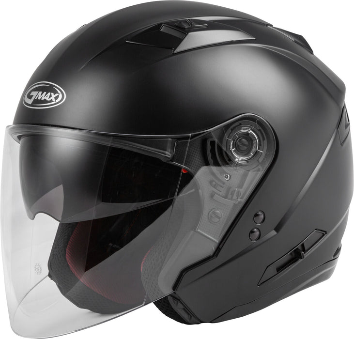 Gmax Of-77 Open-Face Helmet Matte Black Large O1770076