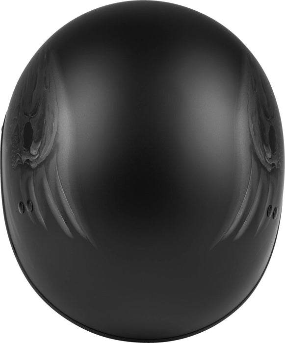 Gmax Hh-65 Naked Ritual Helmet 2Xl Matte Black/Silver H1654078