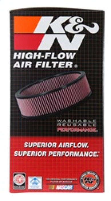K&N E-3680 Round Air Filter for 11"OD, 9-1/4"ID, 5"H