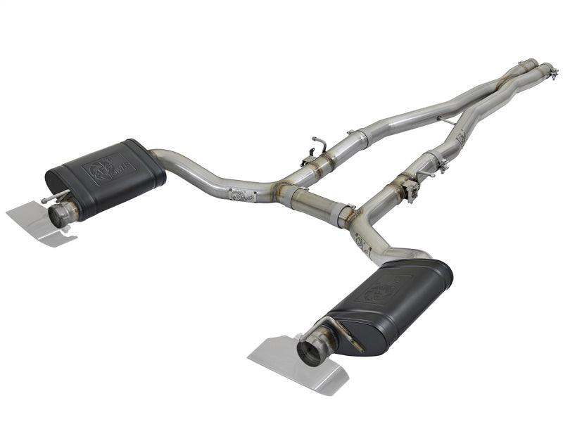 aFe MACH Force-Xp 304 SS Catback Exhaust 17-19 Compatible with Dodge Challenger V8-5.7L 49-32061