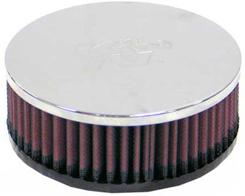 K&N Universal Clamp-On Air Intake Filter: High Performance, Premium, Washable, Replacement Air Filter: Flange Diameter: 2 In, Filter Height: 2 In, Flange Length: 0.625 In, Shape: Round, RC-2440