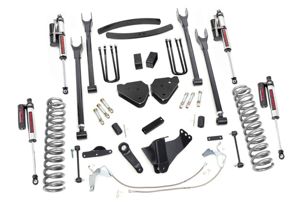 Rough Country 6 Inch Lift Kit Diesel 4 Link Vertex Fits Ford F-250/F-350 Super Duty (08-10) 58450