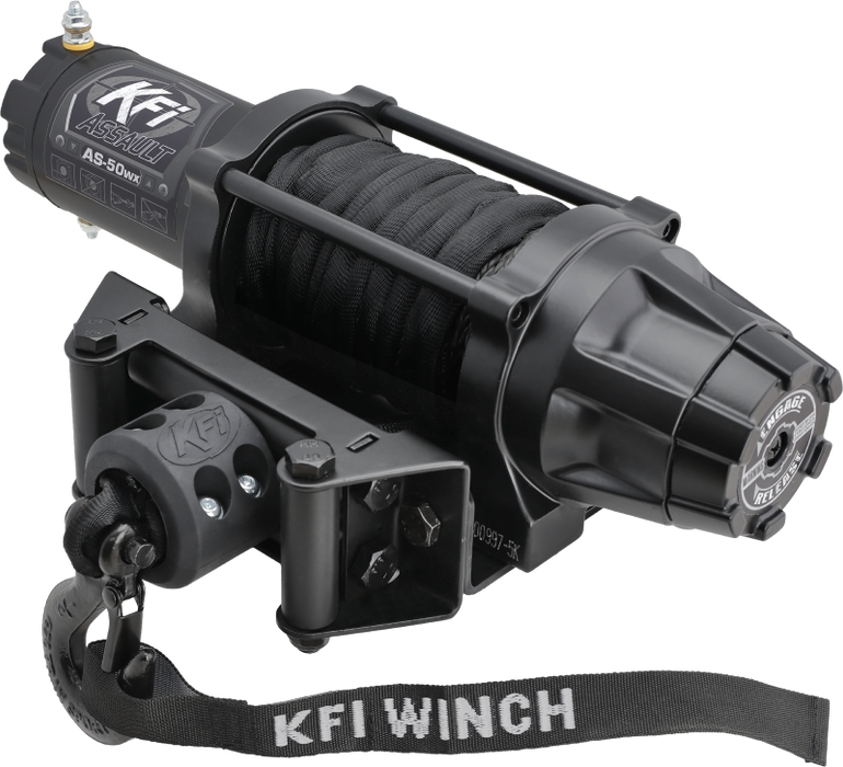 Kfi 5000 Assault Series Winch; Wide As-50Wx AS-50WX