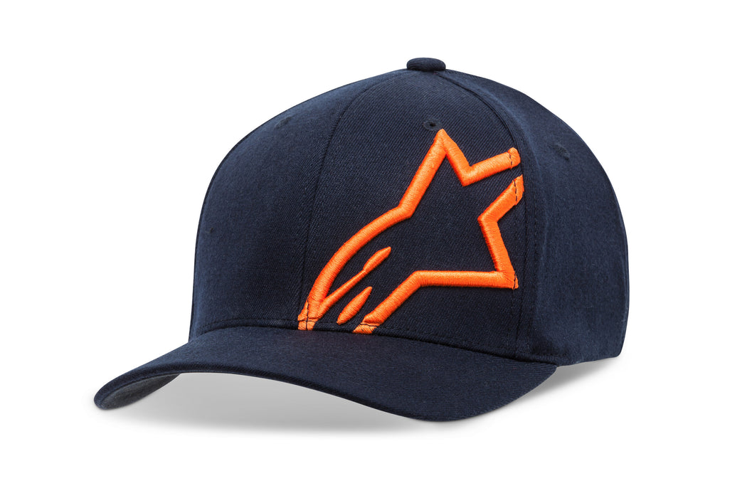 Alpinestars Corporate Shift 2 Hat Navy/Orange Lg/Xl 1032-81008-7032-L/XL