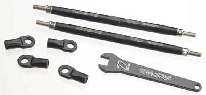 Traxxas Maxx Aluminum Rear Toe Links, Black, 124Mm, Set Of 2 5143A
