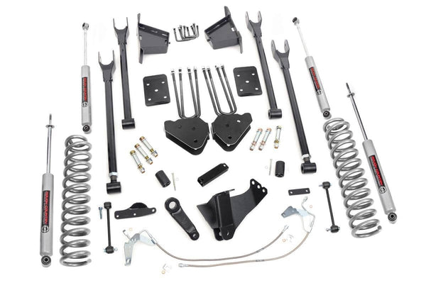 Rough Country 8 Inch Lift Kit 4 Link Fits Ford F-250/F-350 Super Duty 4WD (08-10) 592.20