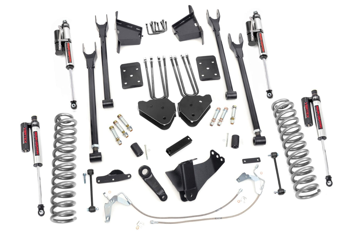 Rough Country 8 Inch Lift Kit 4 Link Vertex Fits Ford F-250/F-350 Super Duty (08-10) 59250