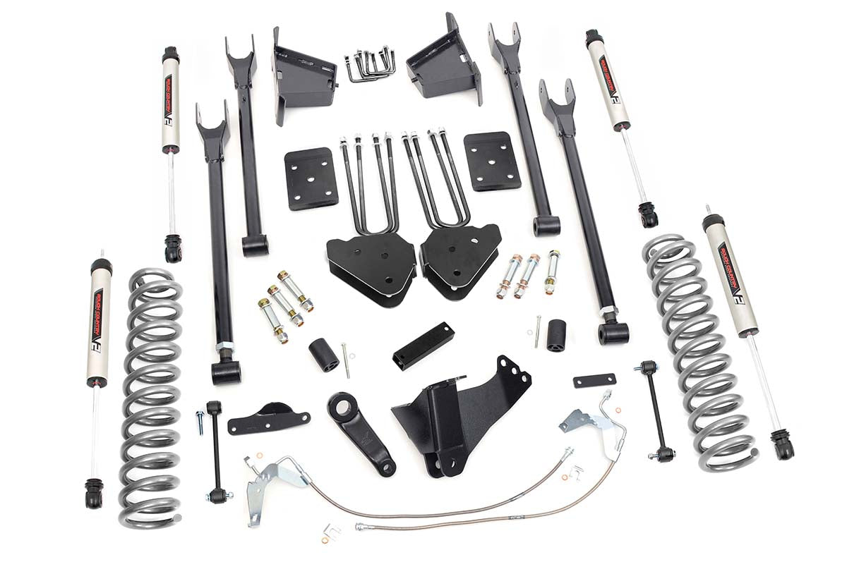 Rough Country 8 Inch Lift Kit 4 Link V2 Fits Ford F-250/F-350 Super Duty (08-10) 59270