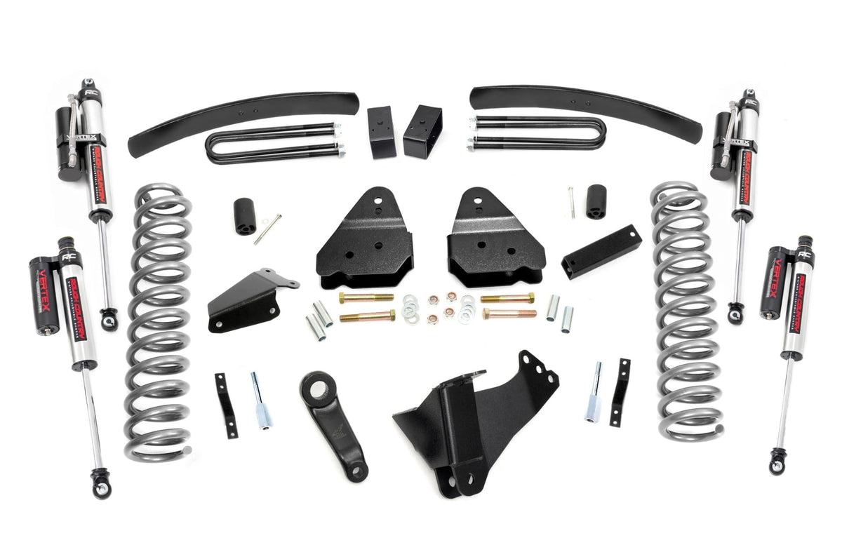 Rough Country 6 Inch Lift Kit Gas Vertex Fits Ford F-250/F-350 Super Duty (05-07) 59650