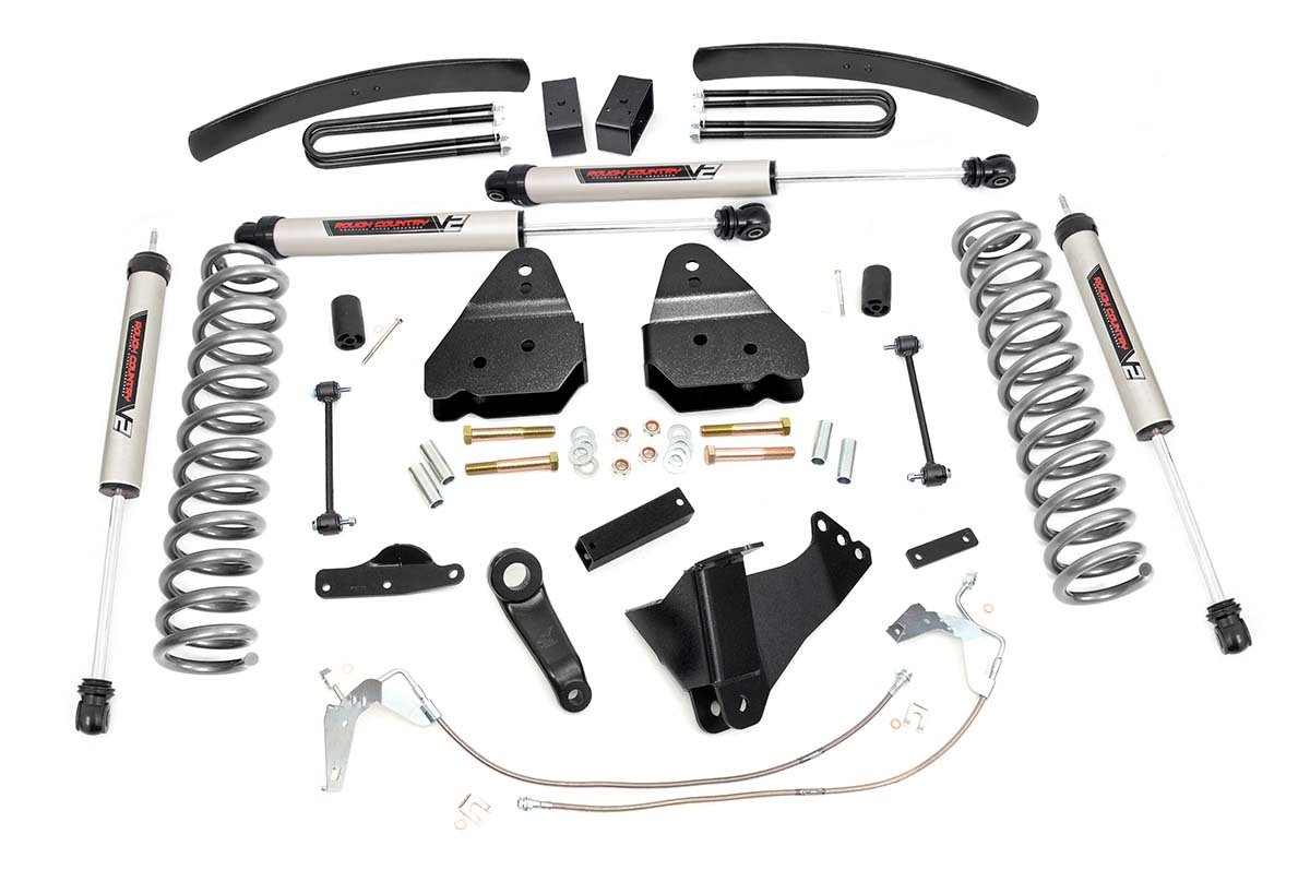 Rough Country 6 Inch Lift Kit Diesel V2 Fits Ford F-250/F-350 Super Duty (08-10) 59470