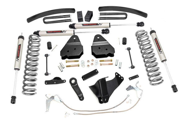 Rough Country 6 Inch Lift Kit Diesel V2 Fits Ford F-250/F-350 Super Duty (08-10) 59470