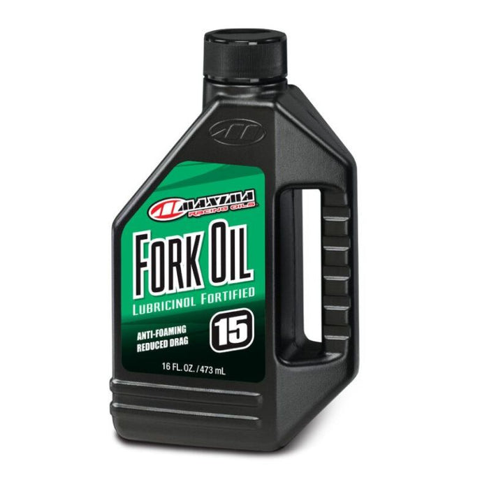 Maxima 15Wt Standard Hydraulic Fork Oil 16 Oz. Bottle 56916