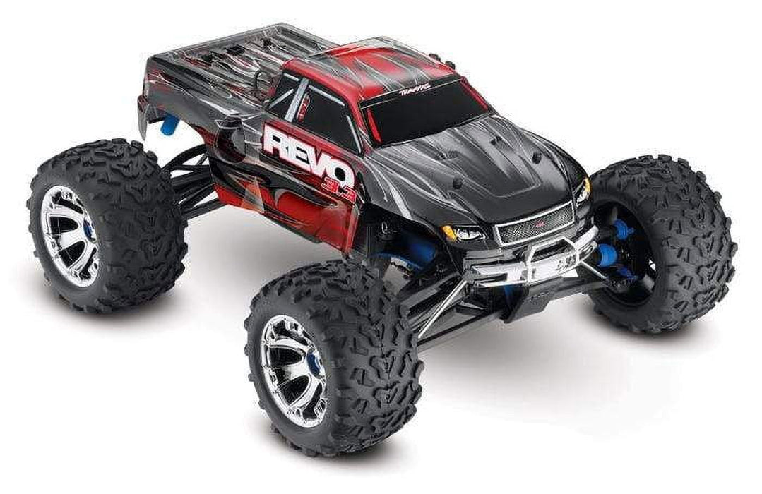 Traxxas Revo 3.3: 4Wd Powered Monster Truck (1/10 Scale), Red 53097-3-RED