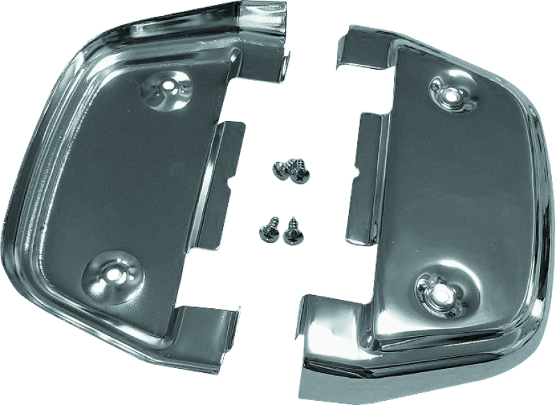 Biker'S Choice Passenger Floorboard Undercovers (Chrome) Compatible With 06-13 Harley Flhx2 72979