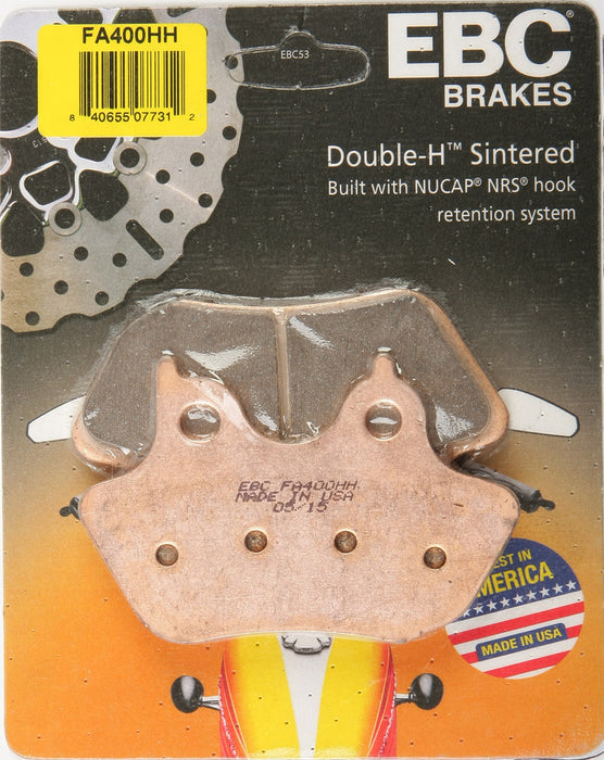 EBC Brakes Double H Sintered Metal Brake Pads Compatible for FLHR Road King 2007