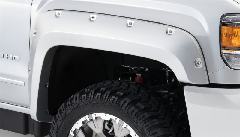 Bushwacker 15-18 GMC Sierra 2500 HD Pocket Style Flares 2pc Black 40133-02