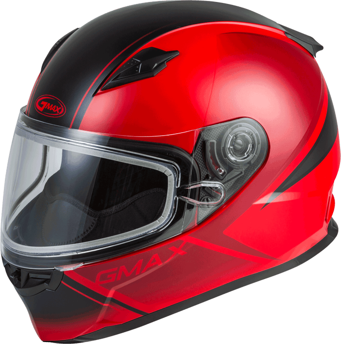 FF-49S Full-FACE Hail Snow Helmet Matte RED/Black SM