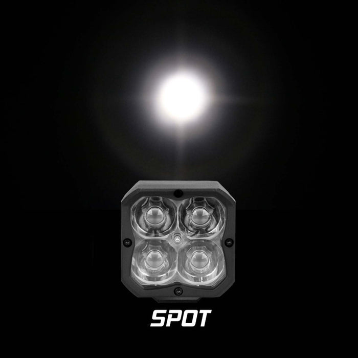 Xk Glow 1Pc Xkglow Cube Light Spot Beam Bluetooth App Control XK065001-S