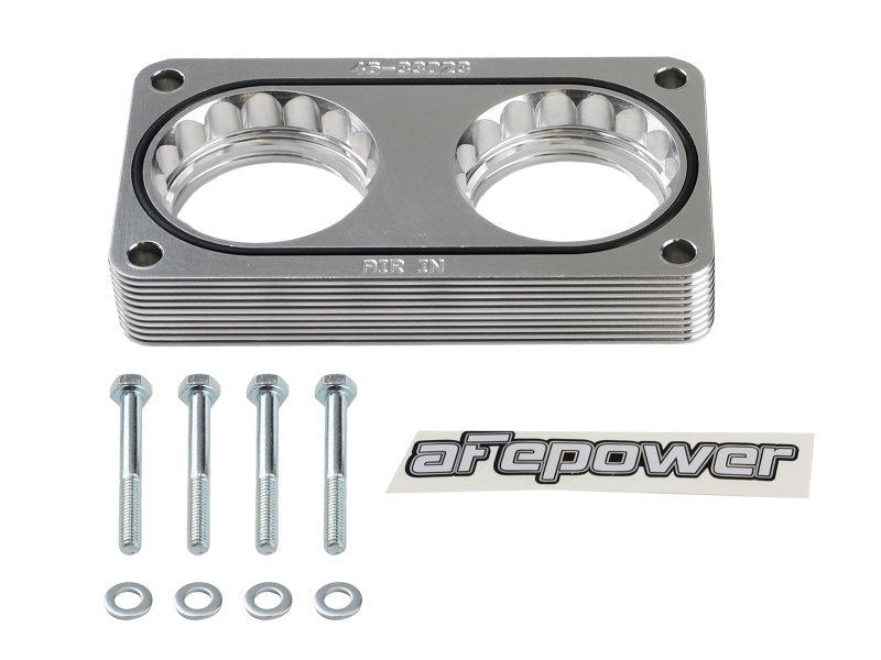 aFe Silver Bullet Throttle Body Spacer Kit Ford Trucks 05-10 V10-6.8L 46-33023