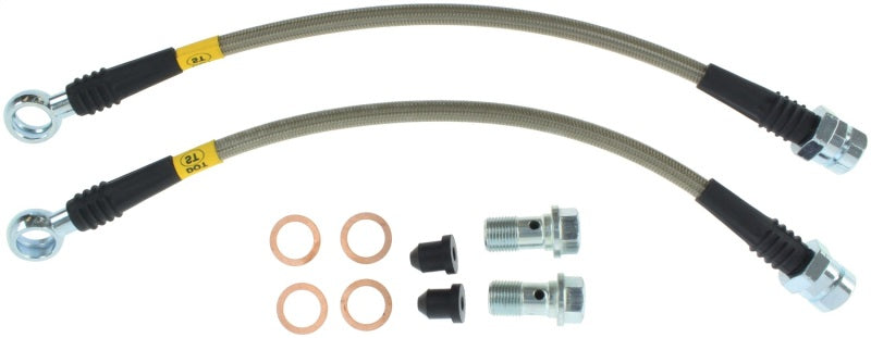 StopTech 15-17 Volkswagen GTI Stainless Steel Rear Brake Lines 950.33522