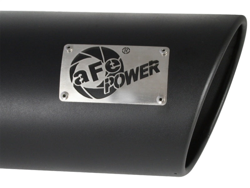 aFe MACH Force-XP 409 SS Right Side Single Wall Exhaust Tip 5in Inlet x 7in Outlet x 15in L 49T50701-B15