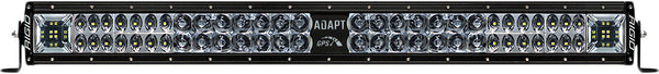 Rigid 270413 Adapt E-Series Led Light Bar 30 Inch - Has Built in GPS Guided Adapt Mode Lighting or All On 3 Optic Zones - Scene, Driving, Spot Beams.