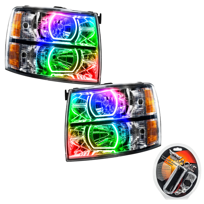 Oracle 07-13 Chevrolet Silverado SMD HL Square Style ColorSHIFT SEE WARRANTY 8188-330