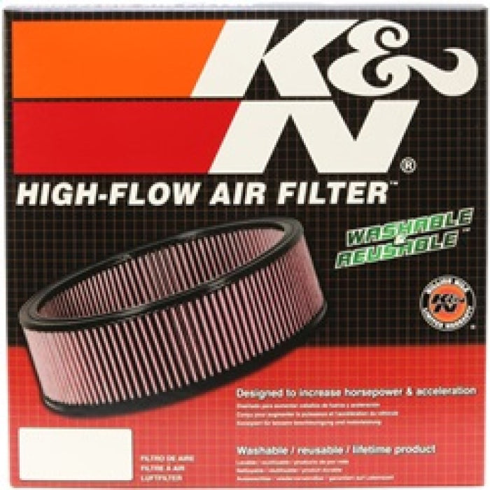 K&N E-1220 Round Air Filter for GM CARS V8, 1966-1976
