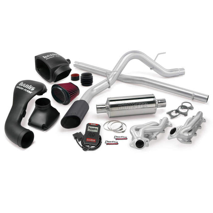 Banks Power 04-08 Ford 5.4L F-150 SCLB/ECMB PowerPack System SS Single Exhaust w/ Black Tip 48533-B