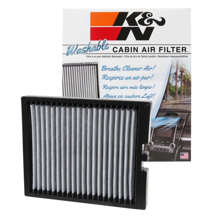 K&N VF1011 Washable & Reusable Cabin Air Filter Cleans and Freshens Incoming Air for your Ford Explorer, Flex, Taurus, Lincoln MKS